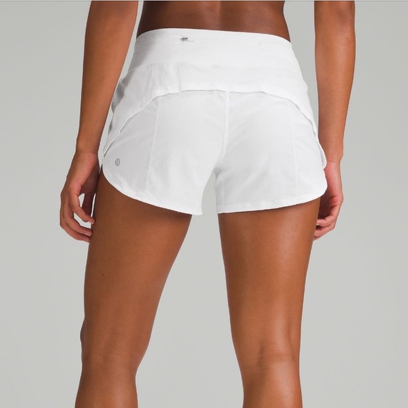 NWT lululemon Speed Up Mid-Rise Lined Short 4" in Sonic Pink Size 4 - Picture 5 of 9